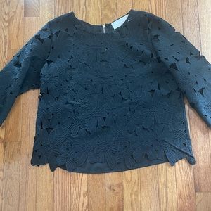 Beautiful black lace top from small boutique